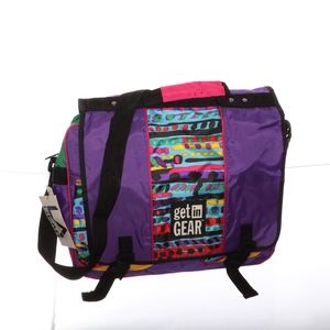 L A Gear Get In Gear Retro Neon Satchel Bag